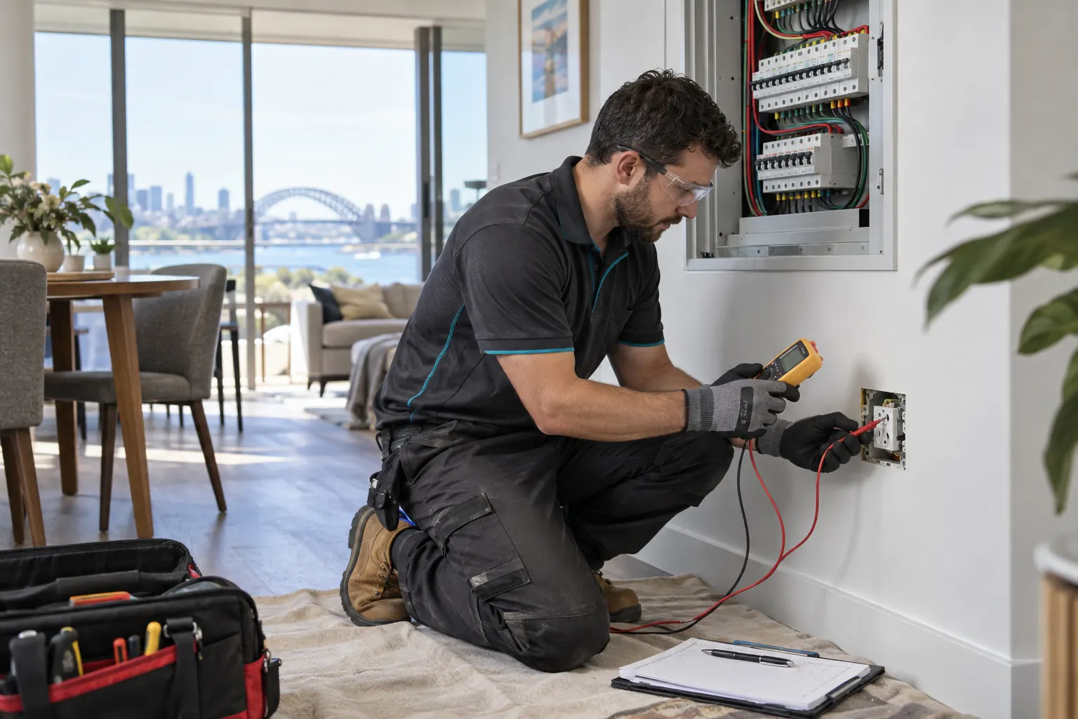 Circuit Overload Electrician Sydney licensed electrical service scope in Sydney