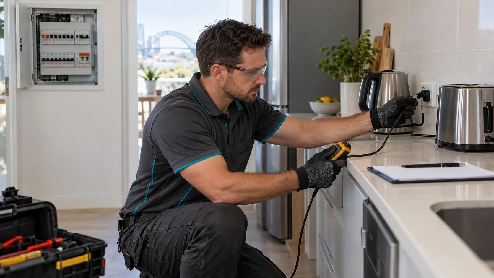 Safety Switch Tripping Sydney Electrician Diagnosis editorial electrical inspection in Sydney