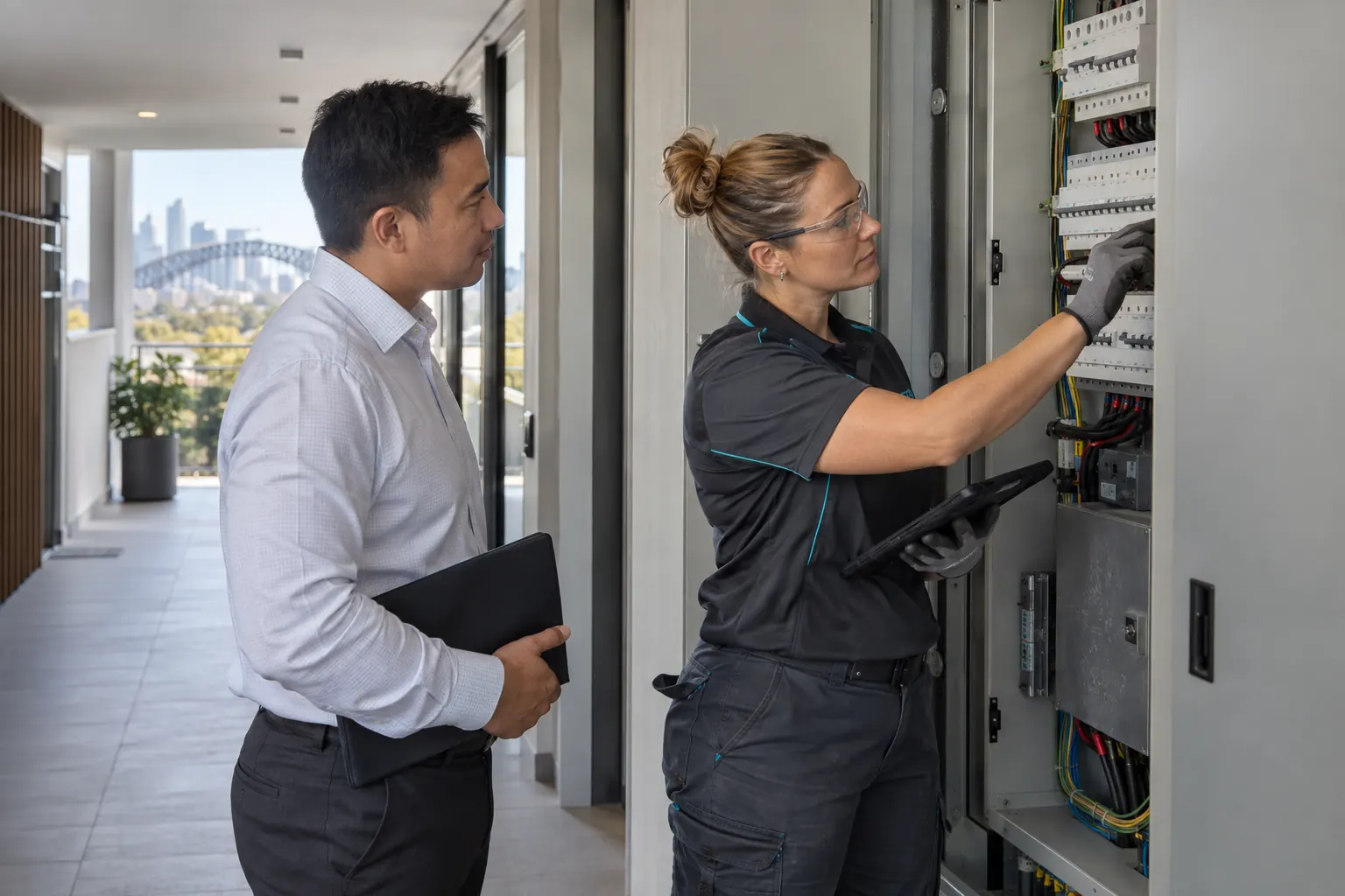 Strata Electrician Sydney licensed electrical service scope in Sydney